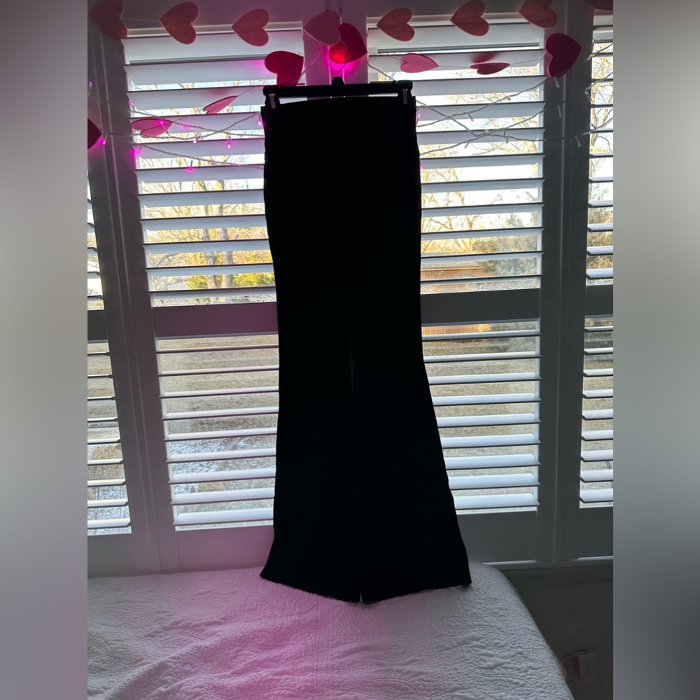 Black flare, women leggings